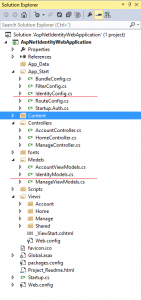 SolutionExplorer - App parts