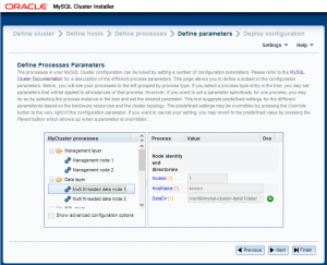 Figure 4 Review configuration parameters