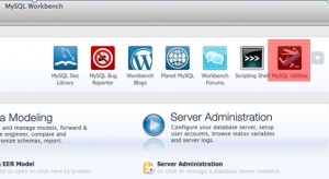 MySQL utilities in Workbench